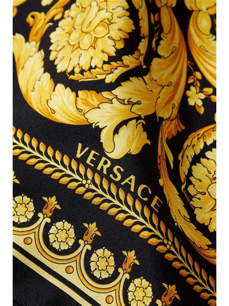 versace scarf real or fake|versace printed silk scarf.